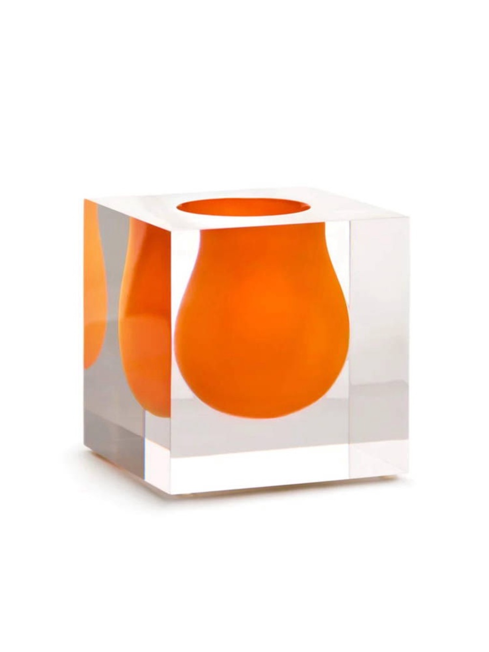 Jonathan Adler Bel Air Mini Scoop Vase Orange